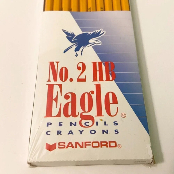 Vintage Sanford No2 Eagle Pencils USA Pack  of 10 New - Picture 2 of 9